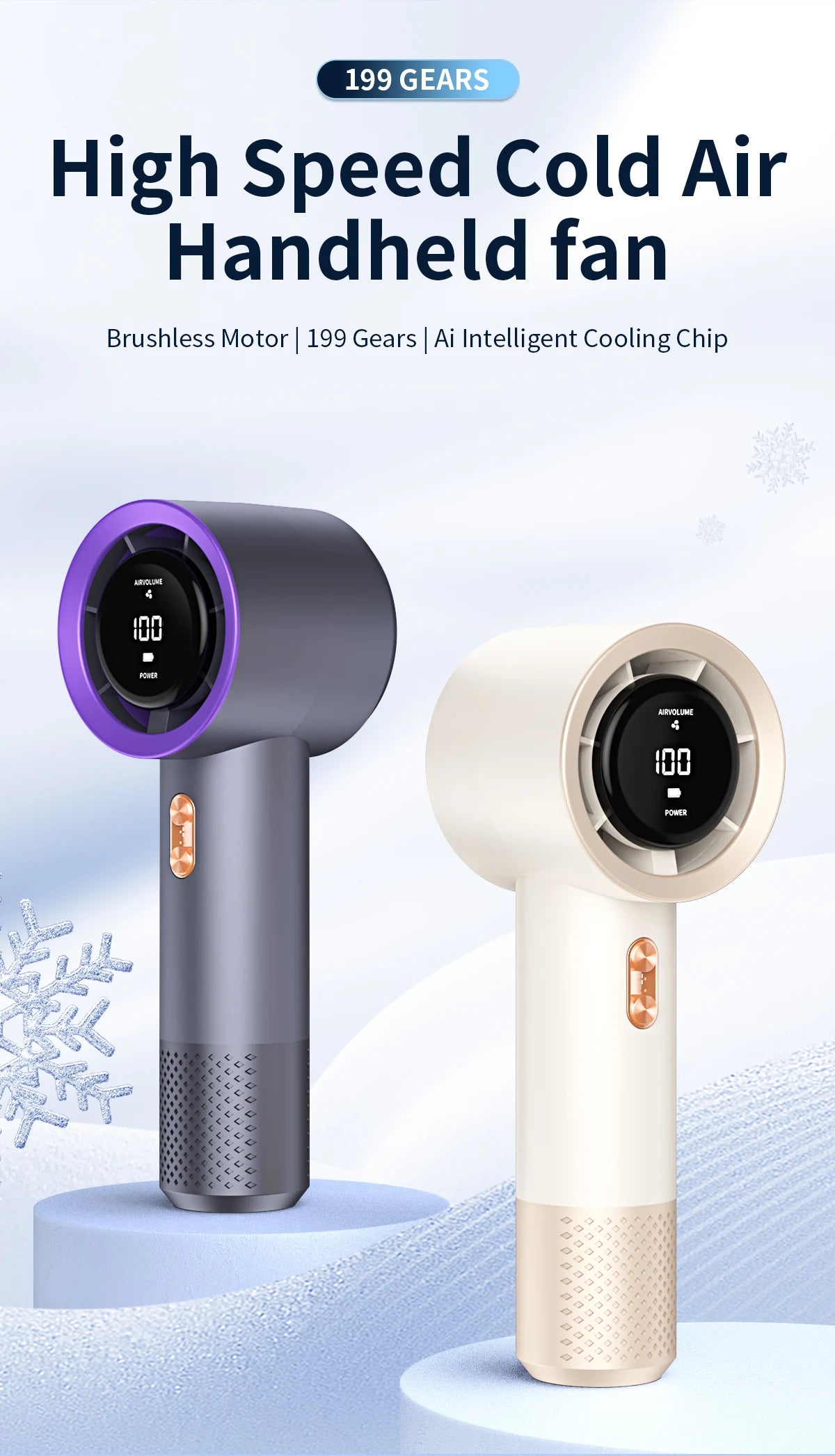 Rylix AirFan™ — Portable Handheld Fan