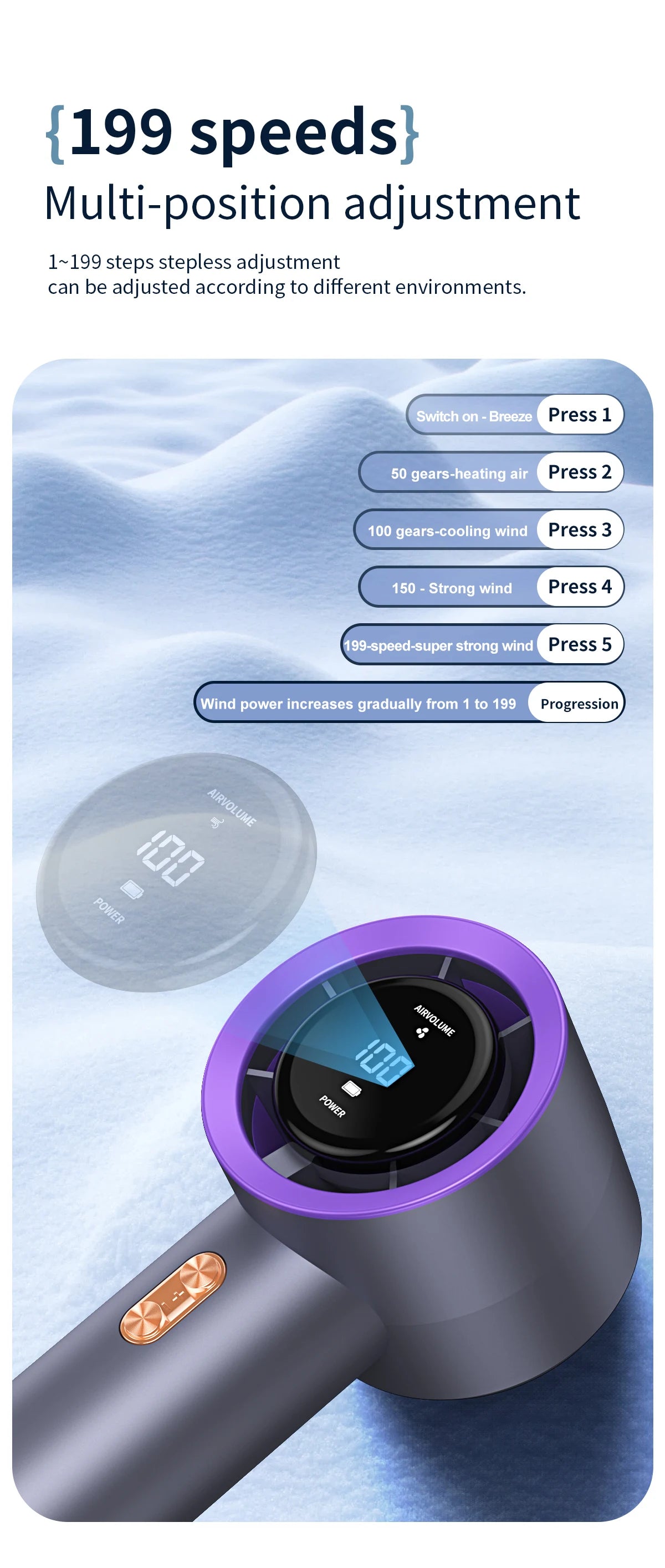 Rylix AirFan™ — Portable Handheld Fan